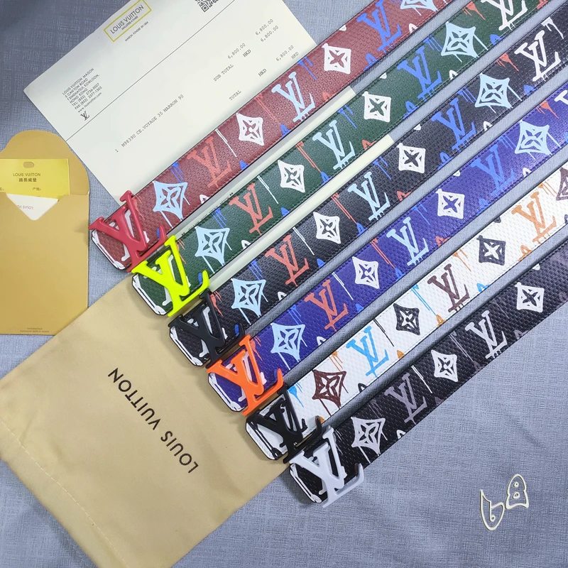 LV Belt 38mmX80-125cm lb17